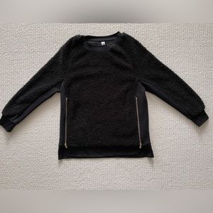 Varley Oakden Teddy Bear Sweatshirt with Side Zips